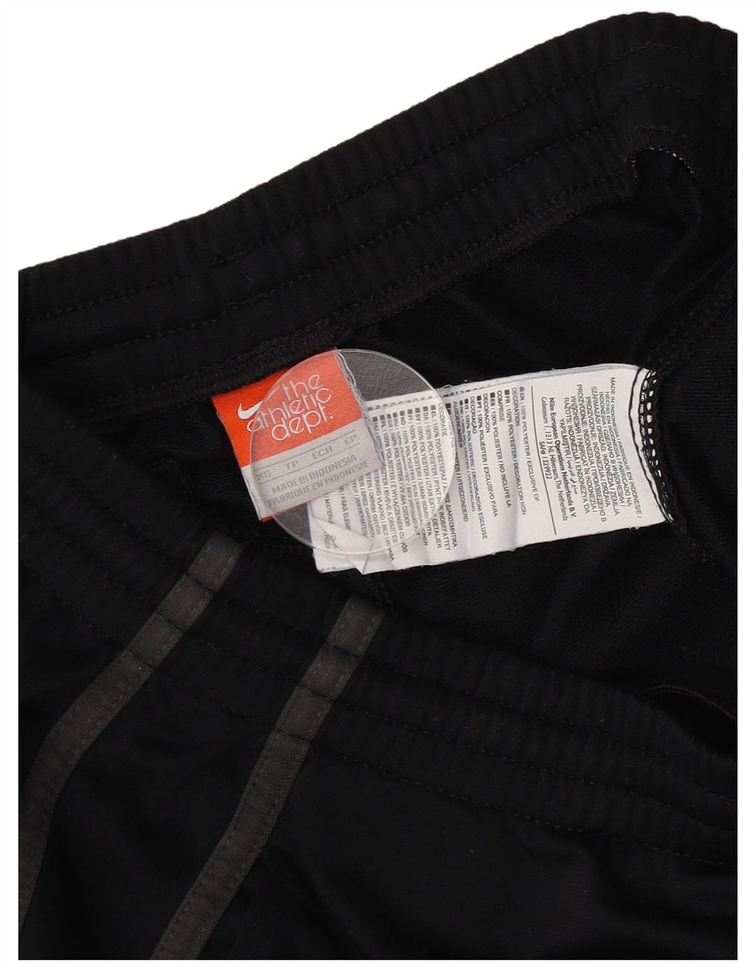 Pantaloni da tuta Nike da uomo XS in poliestere nero