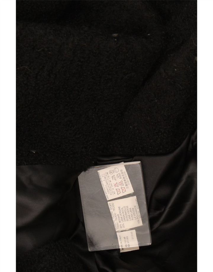 Cappotto da donna Marella UK 16 grande mohair nero