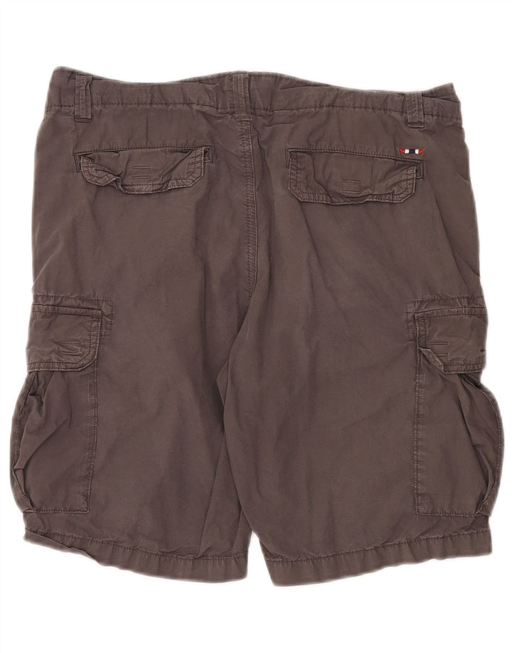 Pantaloncini cargo da uomo Napapijri W31 in cotone grigio medio