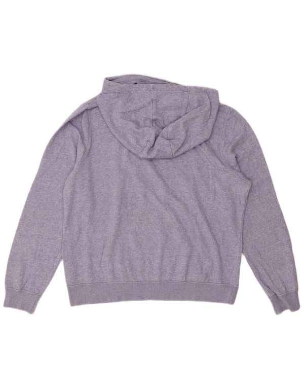 Maglione oversize con cappuccio da donna NIKE UK 16 grande cotone screziato viola