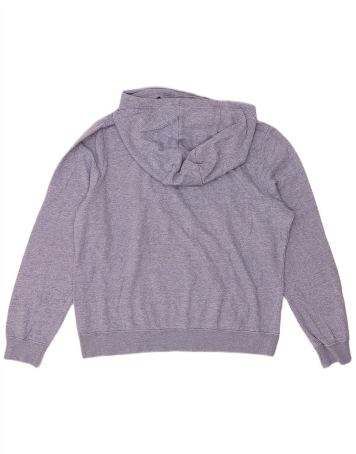 Maglione oversize con cappuccio da donna NIKE UK 16 grande cotone screziato viola