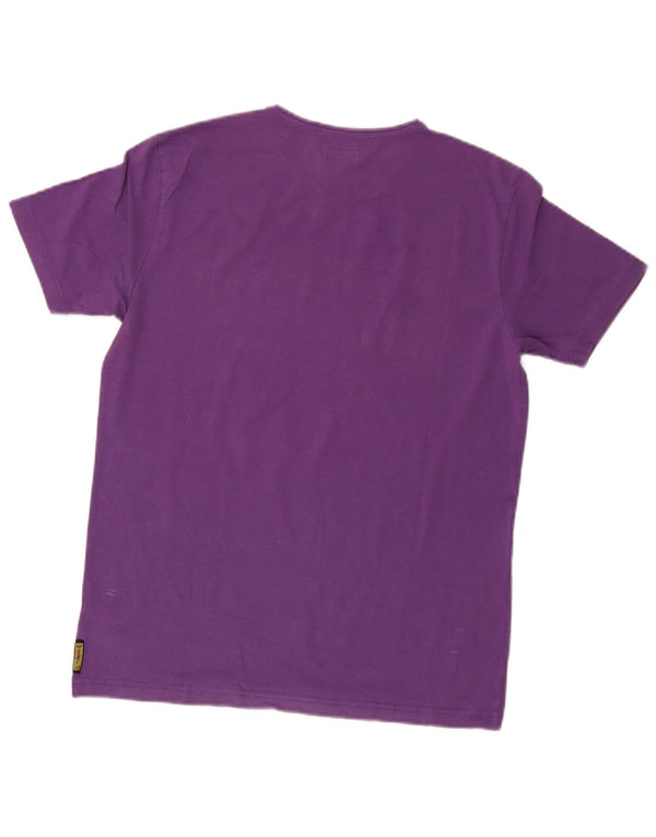 T-shirt grafica da donna Armani Jeans Top UK 20 2XL cotone viola
