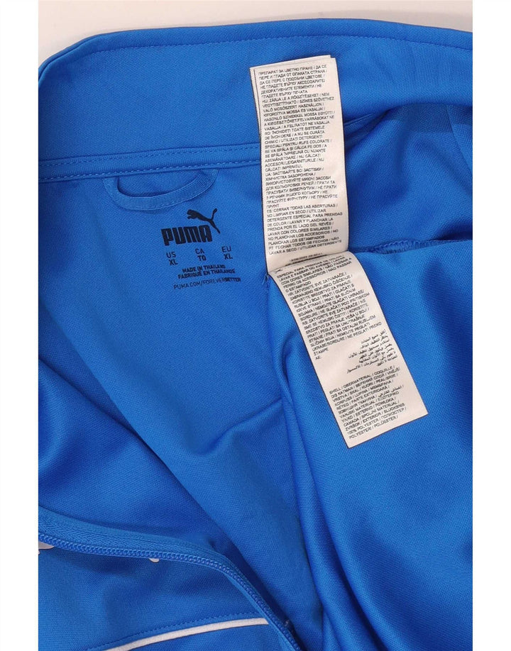Giacca da tuta grafica da uomo Puma VFB Gaggenau XL blu poliestere