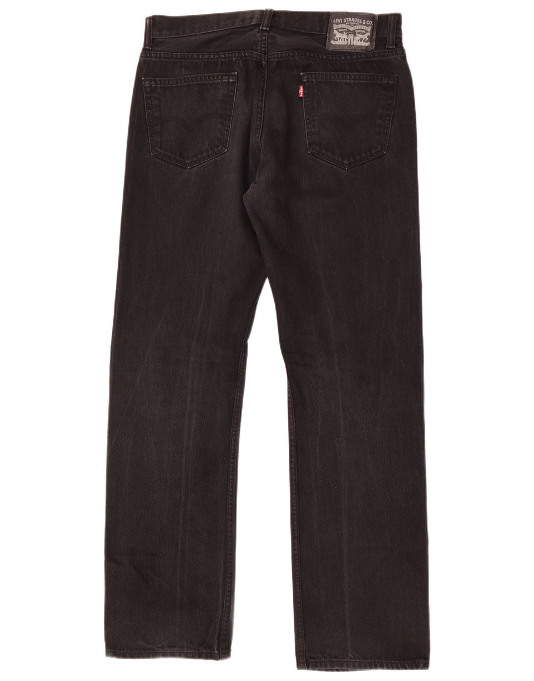 Jeans dritti da uomo Levi's W34 L34 cotone nero