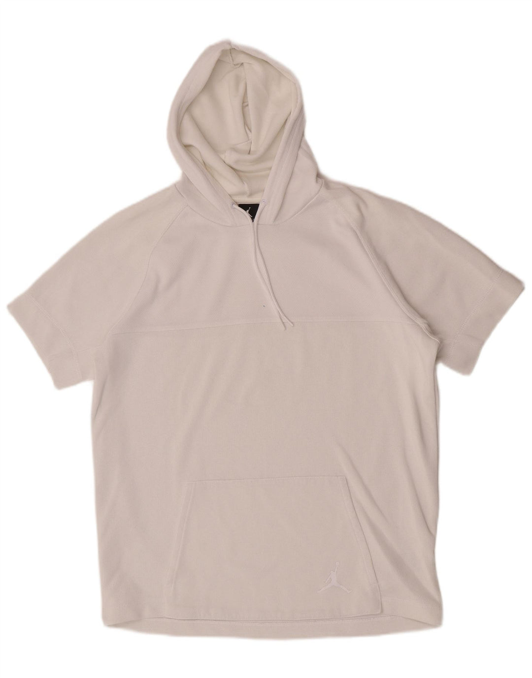 T-shirt con cappuccio da uomo Jordan Top in cotone bianco medio