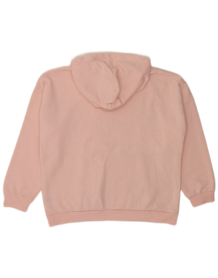 Felpa con cappuccio da donna Fila UK 18 XL poliestere rosa