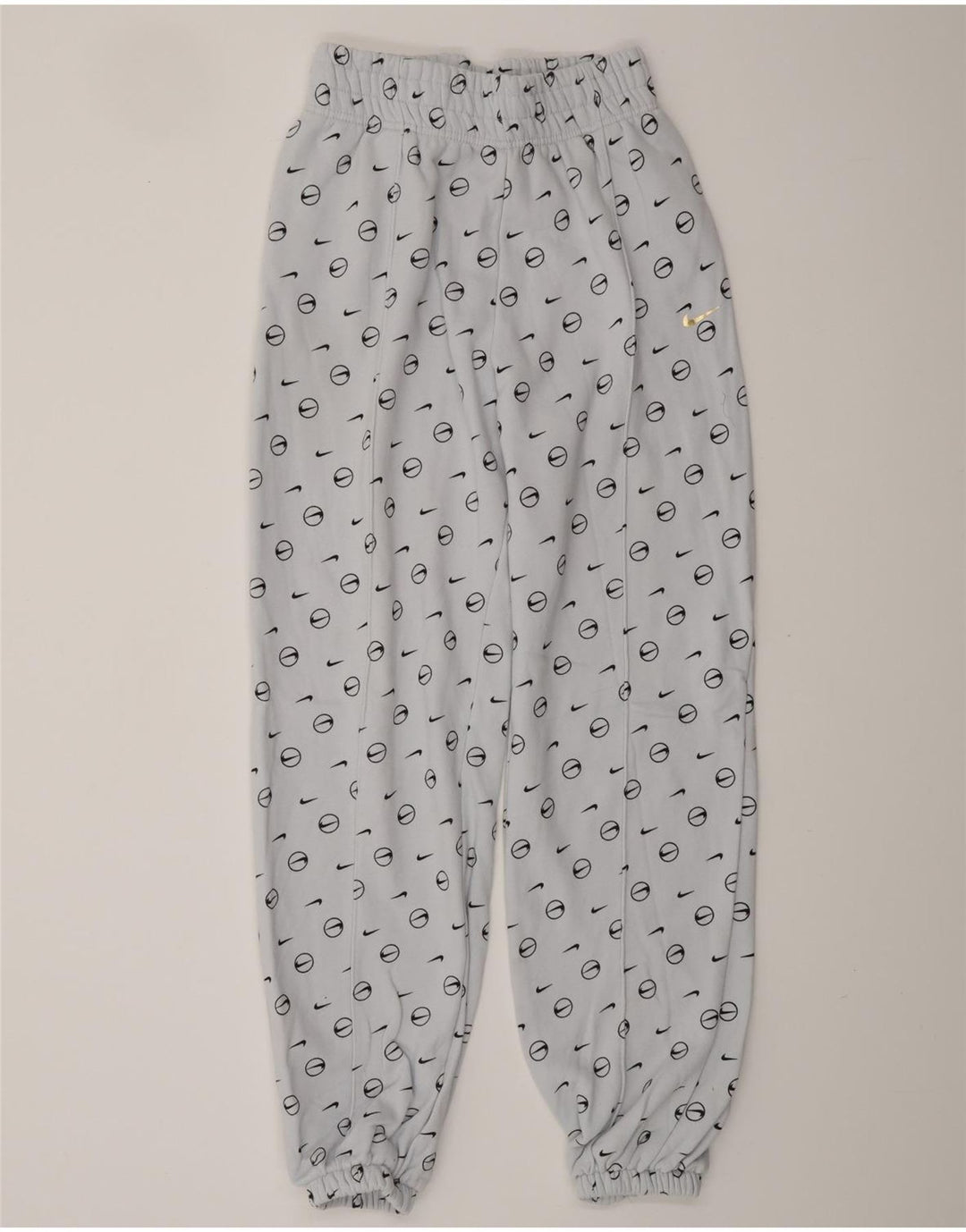 NIKE Pantaloni da tuta da uomo con grafica ampia e vestibilità ampia, piccoli, in cotone blu