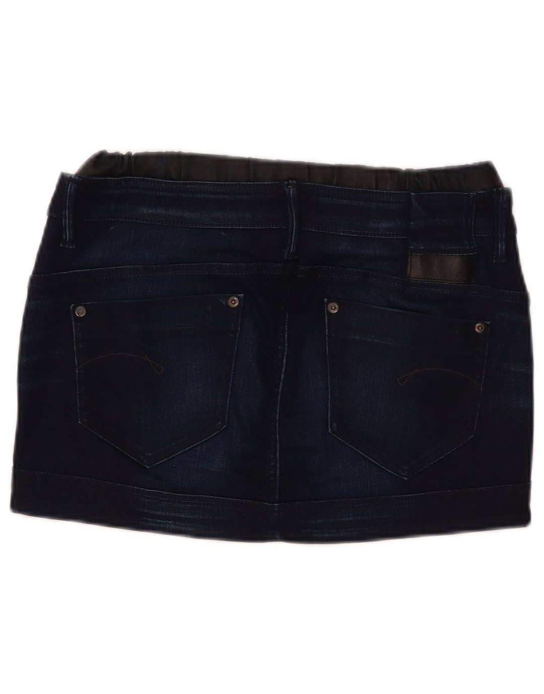 Mini gonna di jeans da donna G-Star W28 blu navy medio