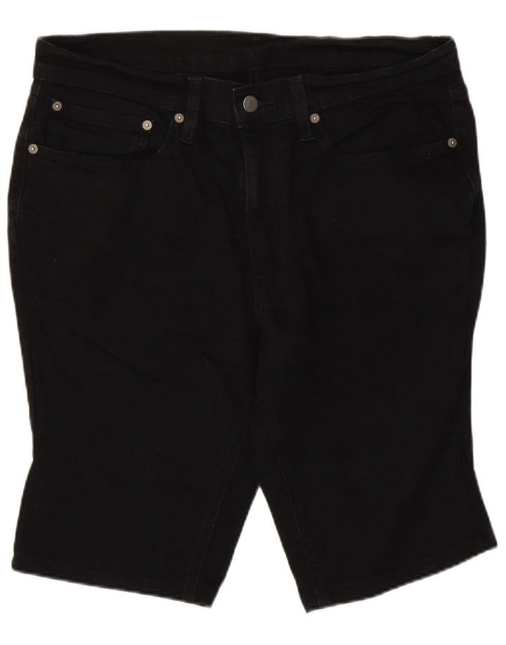Pantaloncini di jeans Levi's 531 da uomo W34 grandi neri