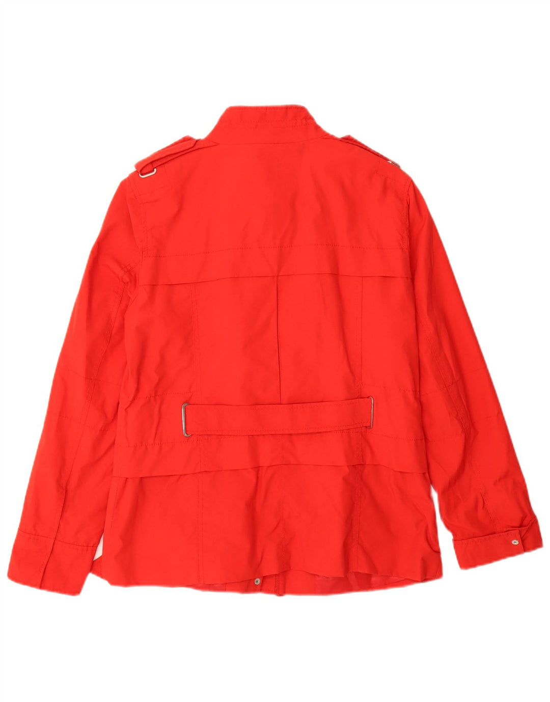 Giacca militare da donna Zara UK 14 grande in cotone rosso