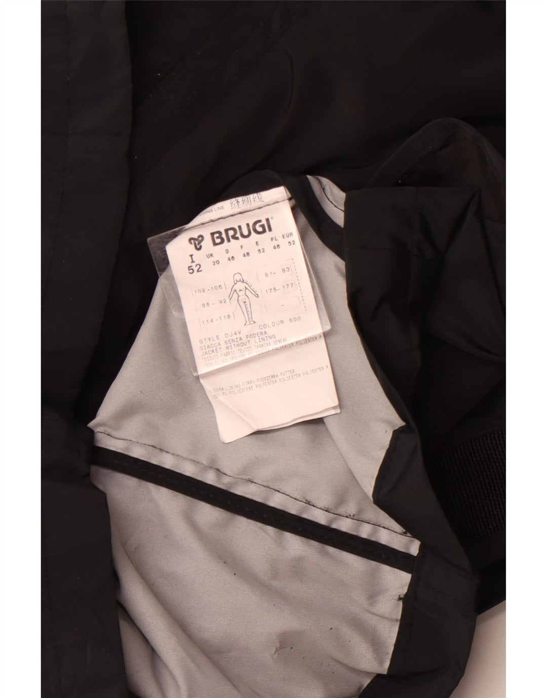 Giacca pratica da donna BRUGI UK 20 2XL Poliestere nero