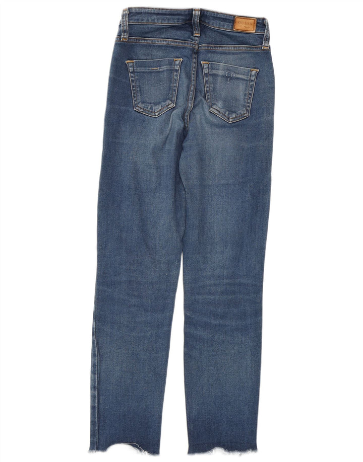 Jeans GUESS Donna Slim W25 L27 Blu Cotone