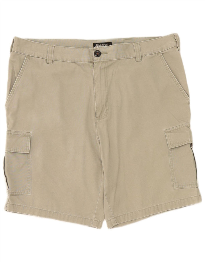 Pantaloncini cargo da uomo Jeanagers W38 XL cotone kaki
