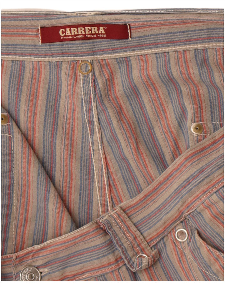 Pantaloncini chino da uomo Carrera W38 XL a righe rosse