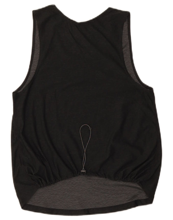 Canotta Nike Dri Fit da donna UK 10 piccola in poliestere nero