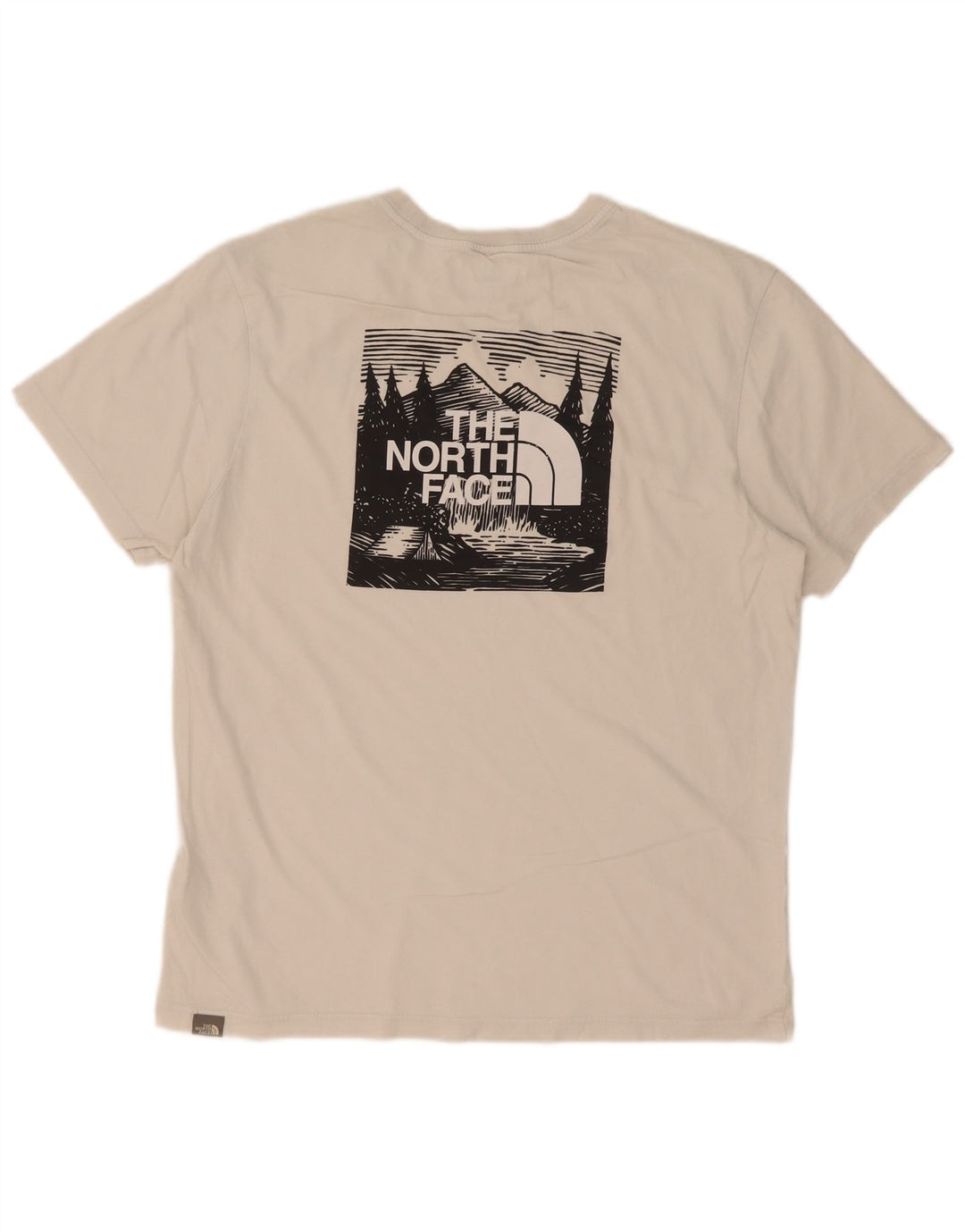 T-shirt grafica da uomo The North Face Top in cotone bianco medio