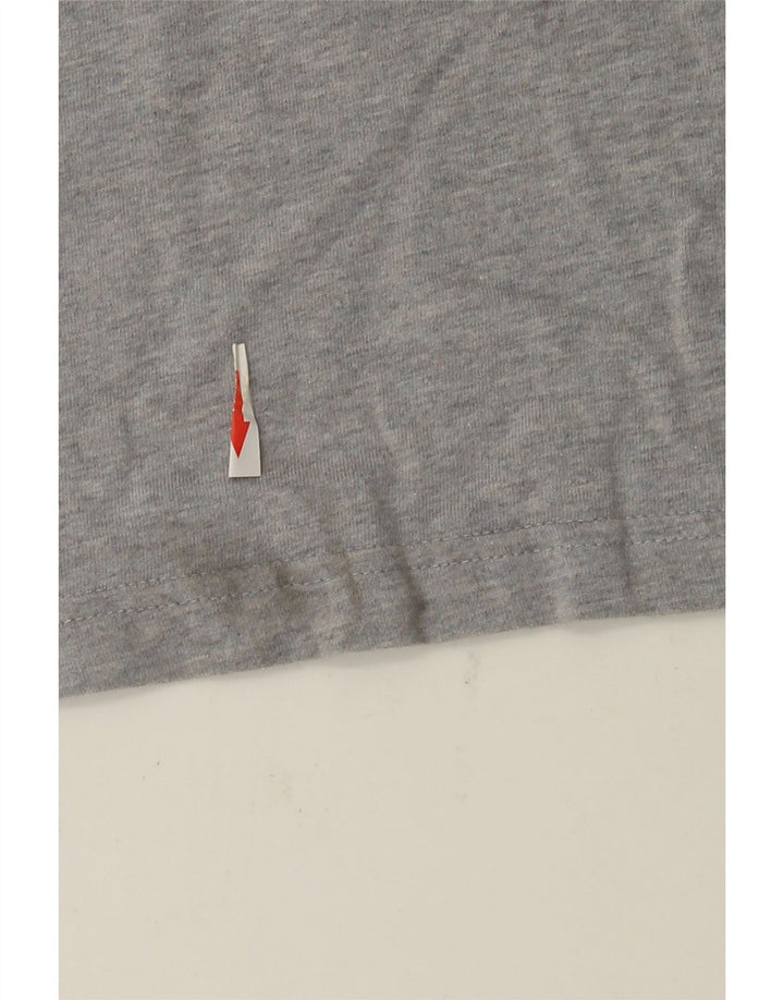 Canotta grafica da donna Gas UK 14 grande cotone grigio