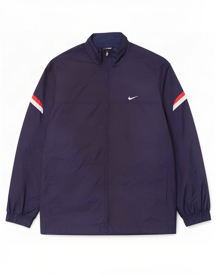 Giacca antipioggia da uomo Nike UK 39/41 nylon blu navy medio