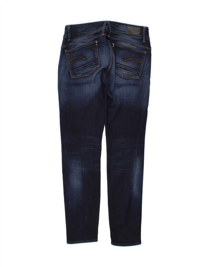 G-STAR Womens Lynn Slim Jeans W30 L32 Navy Blue Cotton Vintage G-Star and Second-Hand G-Star from Messina Hembry 
