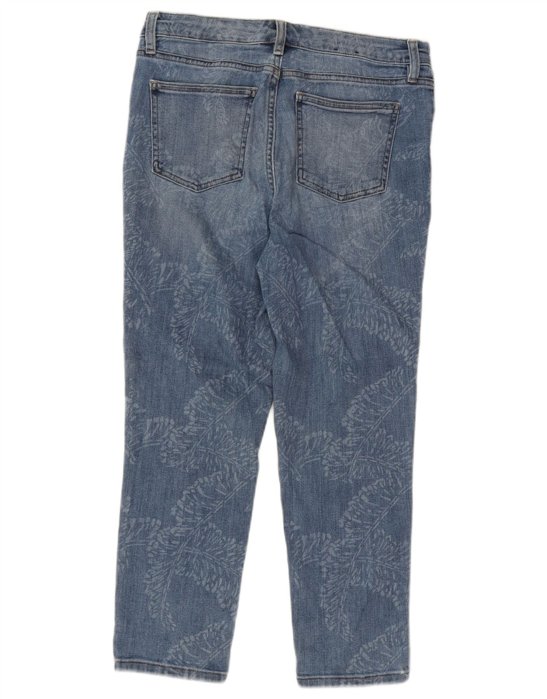 Jeans Capri da donna CHAPS US 8 medio W30 L22 cotone floreale blu