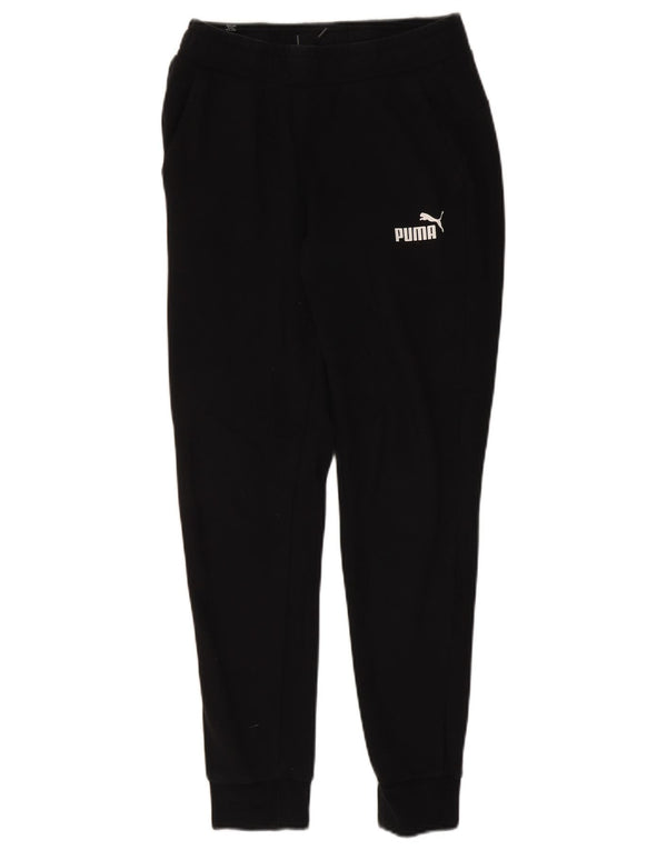 Pantaloni da tuta da uomo Puma Joggers Medium Black Cotton