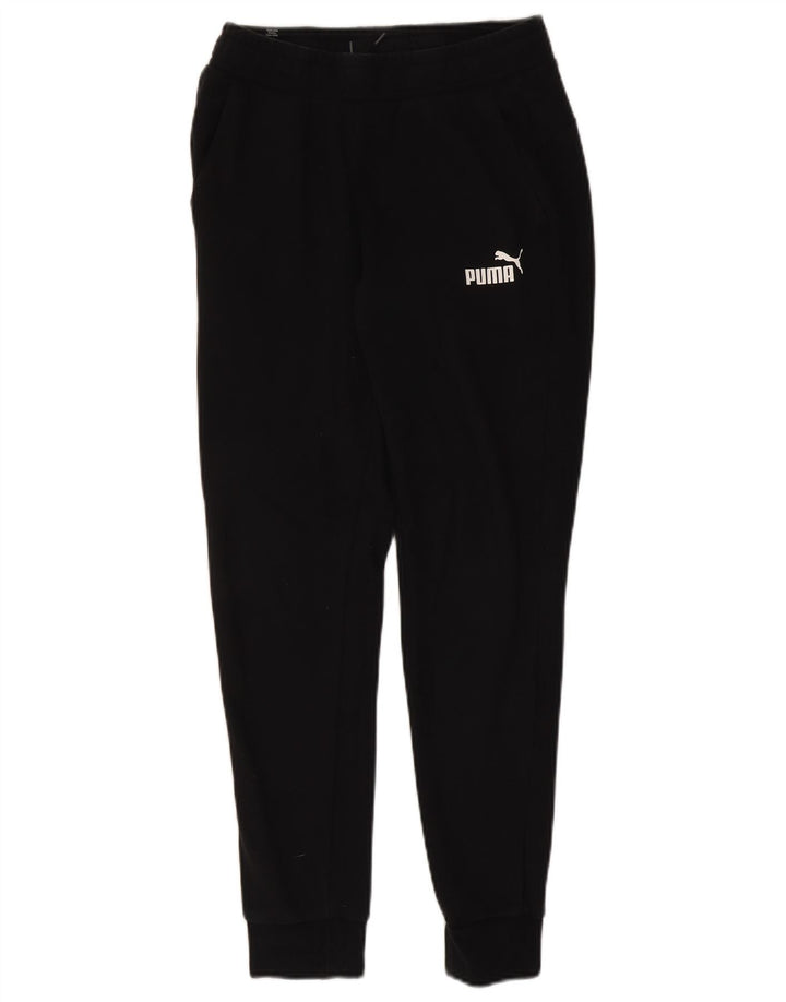 Pantaloni da tuta da uomo Puma Joggers Medium Black Cotton