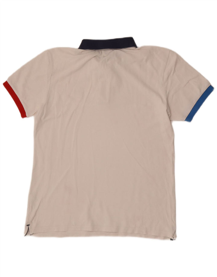 Polo da uomo North Sails color block bianco medio