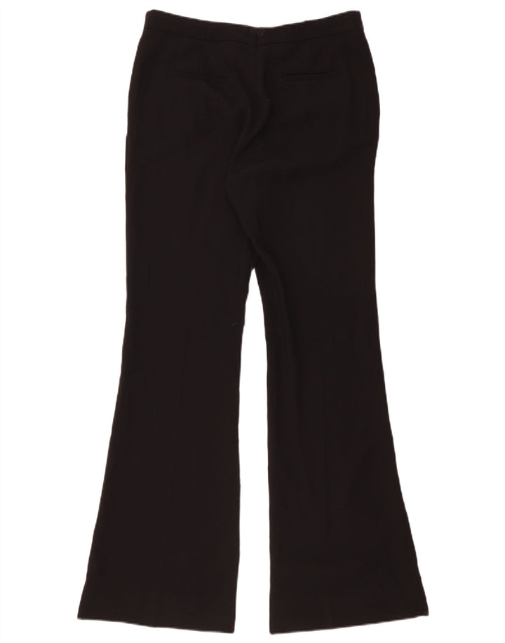 Pantaloni casual svasati da donna Zara grandi W32 L32 poliestere nero