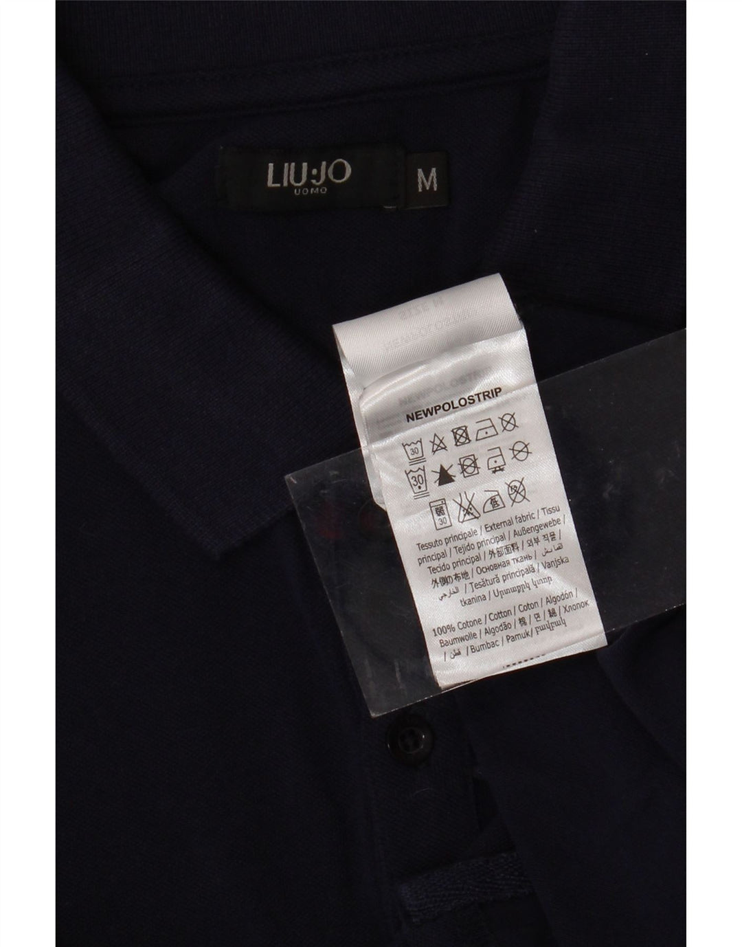 Polo uomo LIU JO cotone medio blu navy