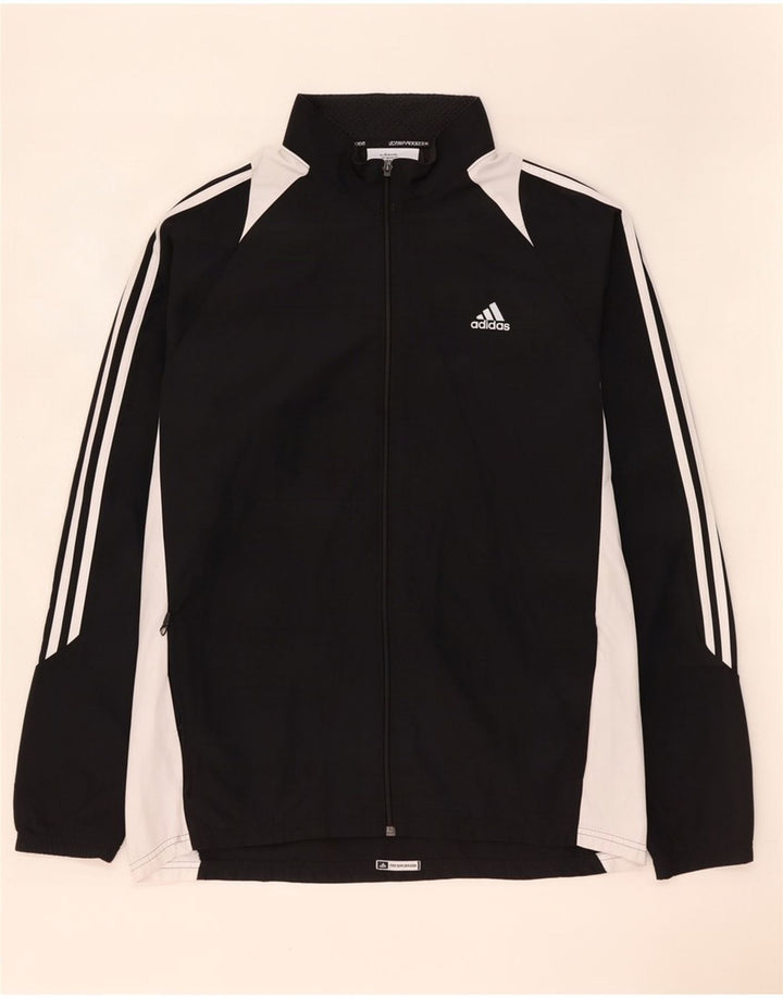 Giacca da tuta da uomo Adidas Clima 365 grande color block nero