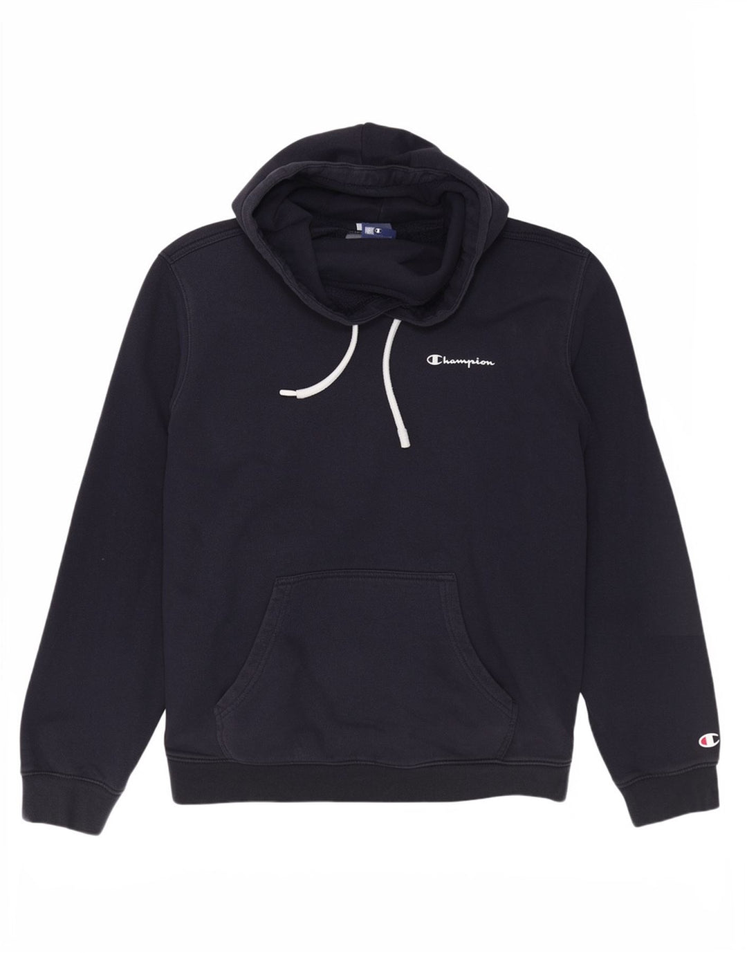 Felpa con cappuccio da uomo Champion, cotone medio blu navy