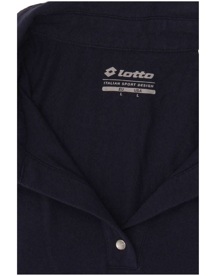 Polo da donna Lotto UK 14 Large Blu Navy