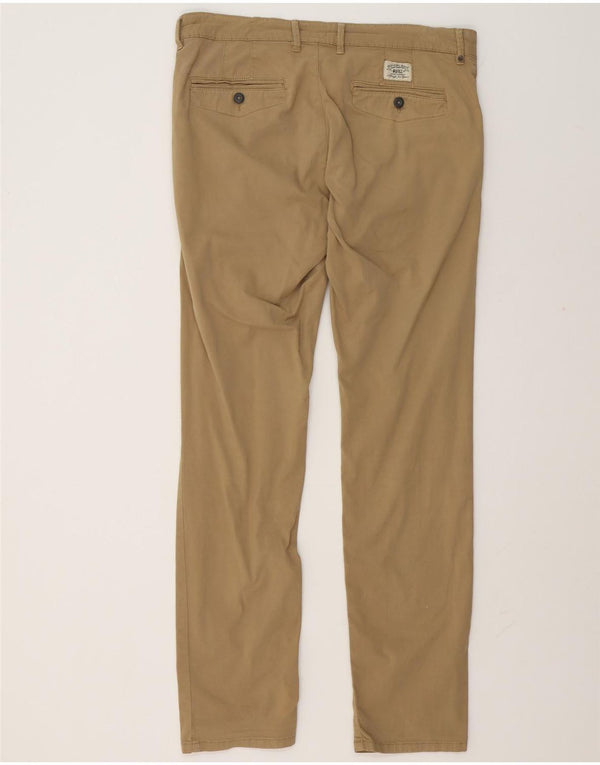 Pantaloni chino slim da uomo Rifle W34 L31 in cotone beige