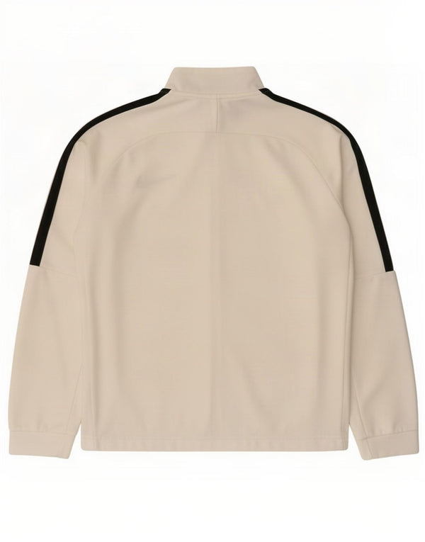 Giacca da tuta da ragazzo Nike Dri Fit Top Jacket 12-13 anni Large White Colourblock