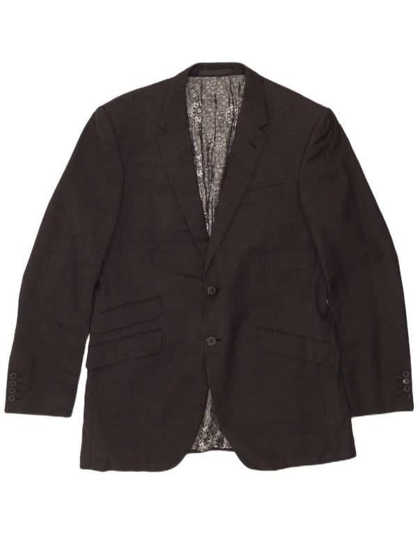 Giacca blazer a 2 bottoni Autograph da uomo Marks & Spencer IT 56 3XL a quadri neri