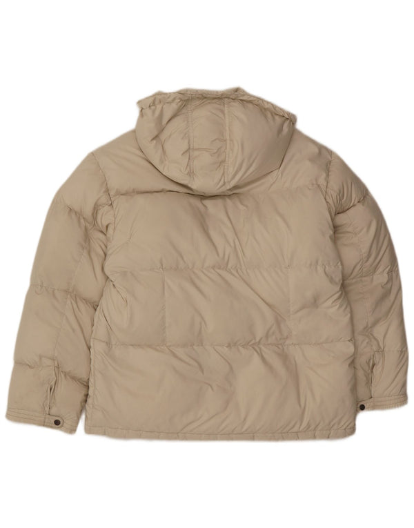 Ciesse Piumini Giacca imbottita con cappuccio da donna IT 46 Large Poliestere bianco sporco