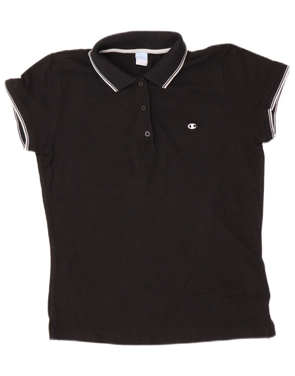 Polo Champion da donna Heritage Fit UK 18 XL cotone nero