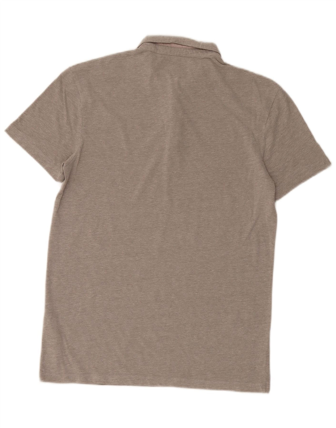 Polo da uomo All Saints piccola in cotone a righe grigie
