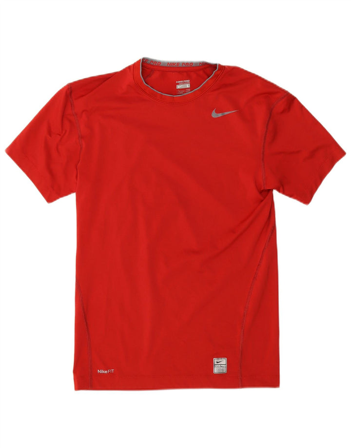 T-shirt da uomo Nike Top UK 42/44 grande rossa