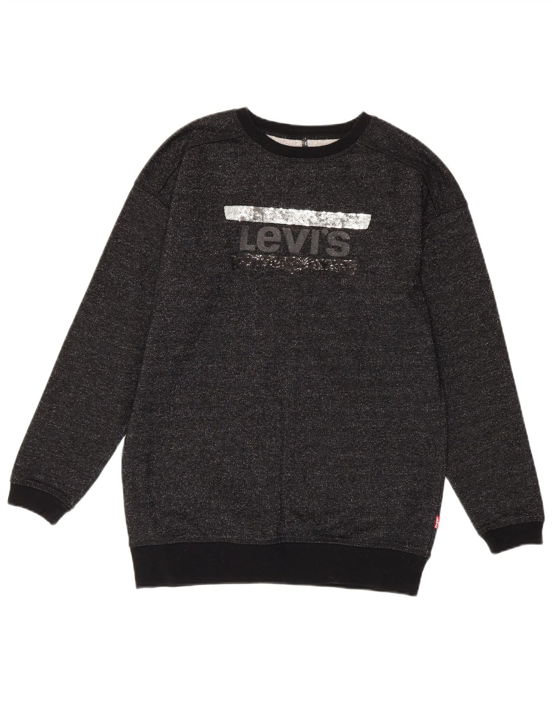 Felpa grafica per ragazze Levi's 15-16 anni nera
