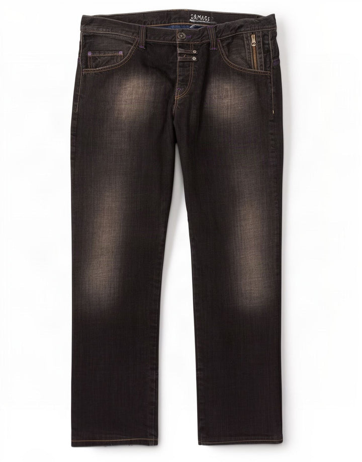 Jeans dritti da uomo Replay W38 L34 neri