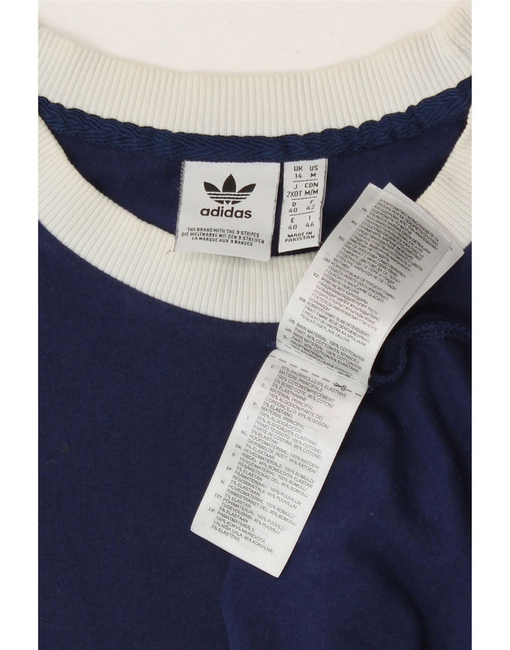 Maglietta da donna Adidas Top UK 14 media blu navy