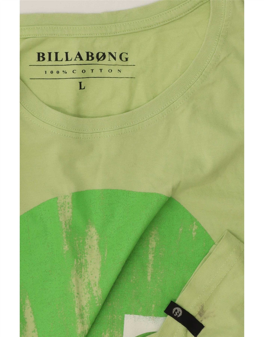 Maglietta grafica da uomo Billabong Top grande in cotone verde
