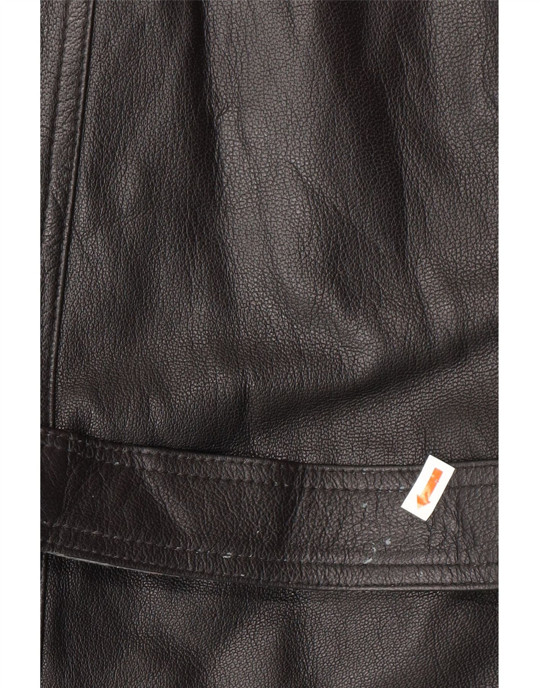 Cappotto in pelle da uomo VINTAGE IT 52 XL in pelle nera