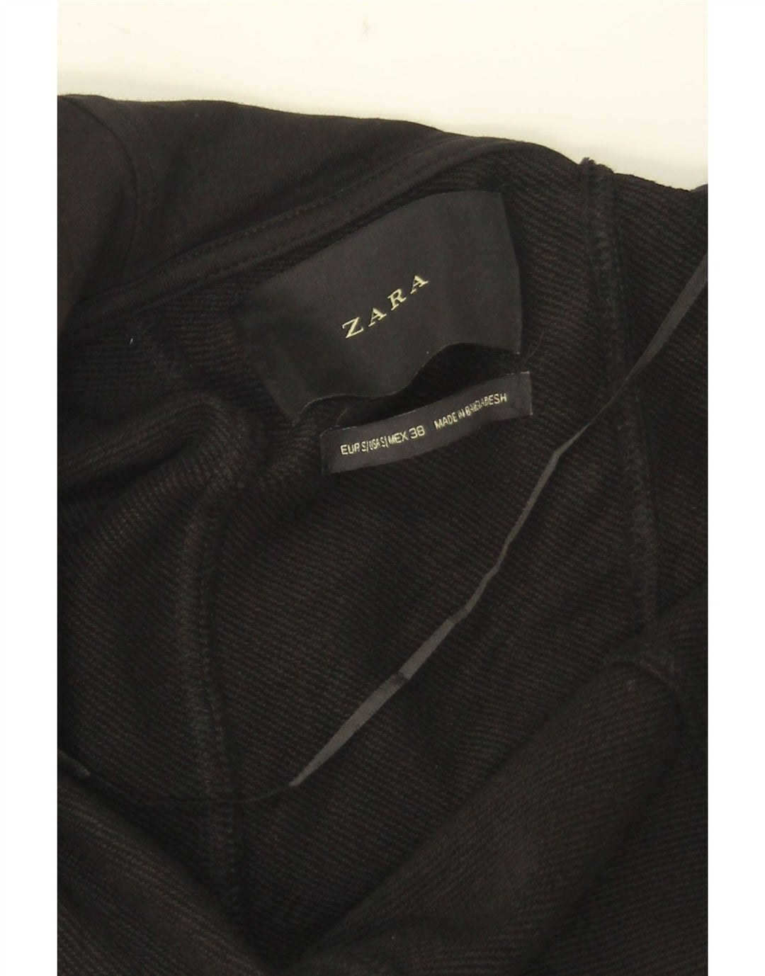 Maglione cardigan aperto con cappuccio oversize da donna Zara UK 10 piccolo nero