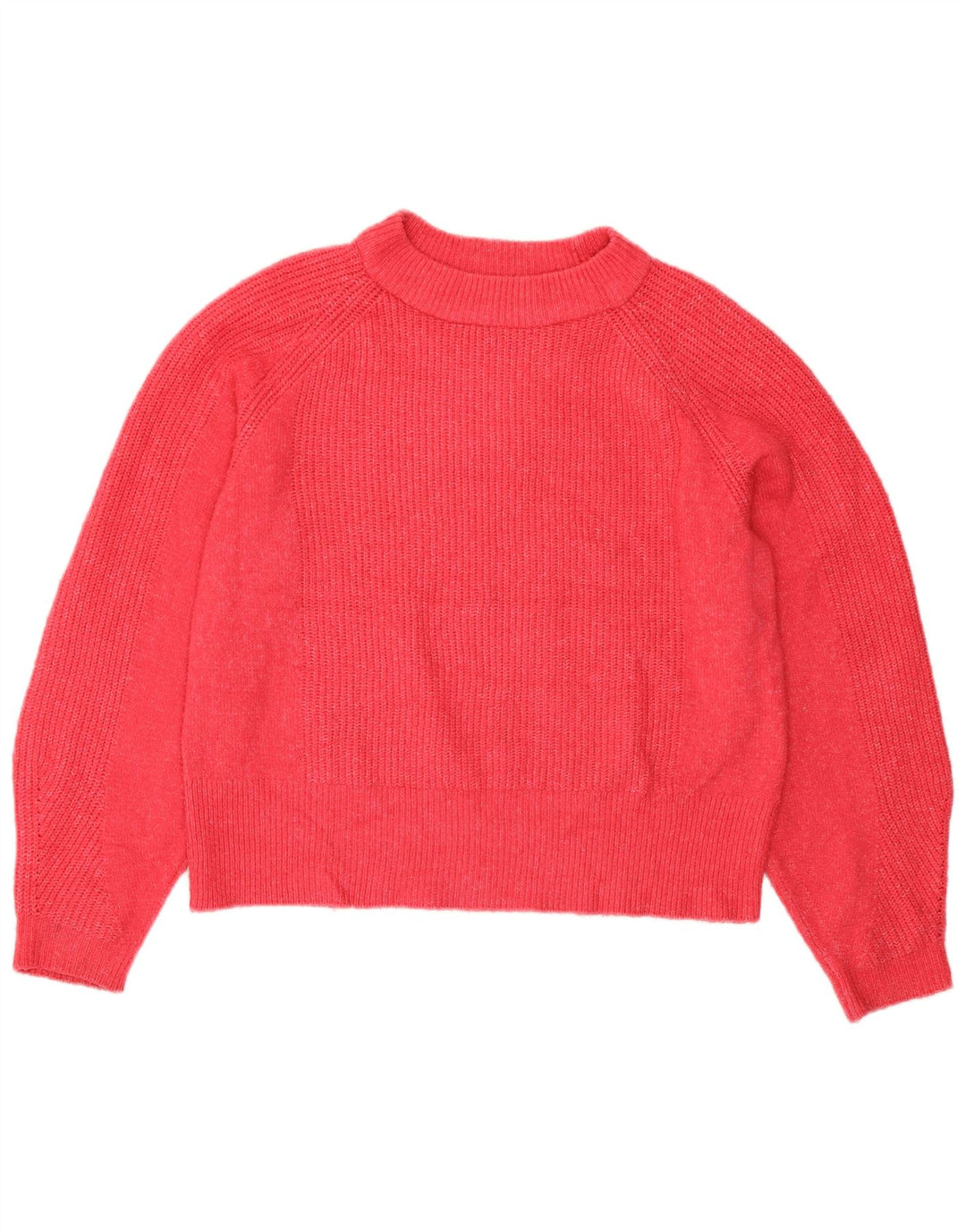 Maglione maglione girocollo da donna Marks & Spencer UK 14 Acrilico rosa medio