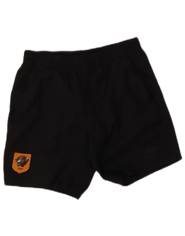 Pantaloncini sportivi Umbro da uomo piccoli in poliestere nero