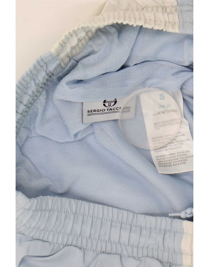 Sergio Tacchini Pantaloni da tuta da uomo Joggers Small Blu Colourblock