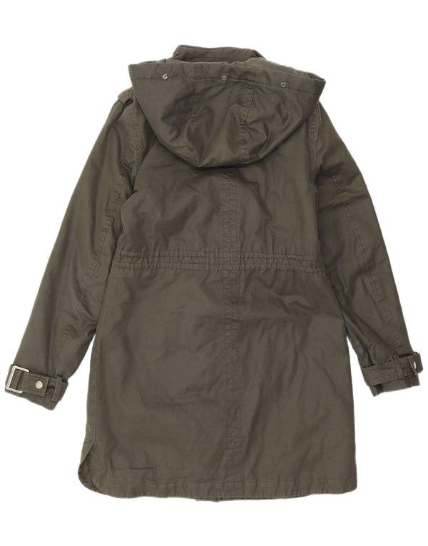 Giacca parka con cappuccio da donna MINT VELVET UK 10 piccola cachi