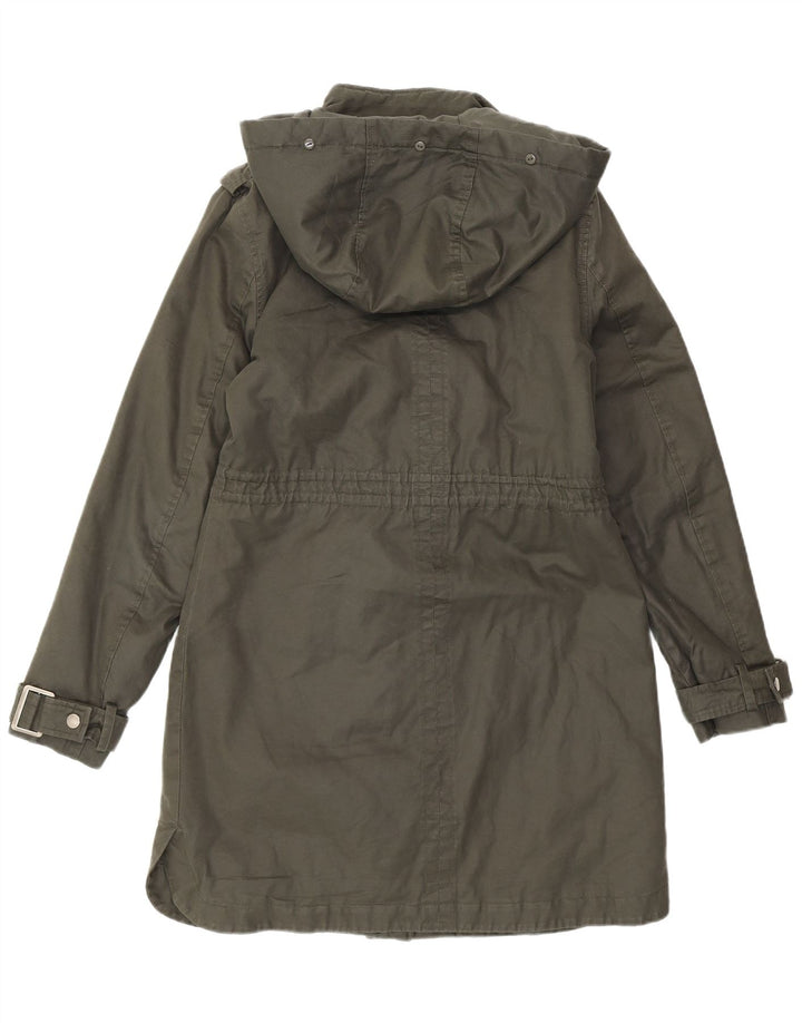 Giacca parka con cappuccio da donna MINT VELVET UK 10 piccola cachi